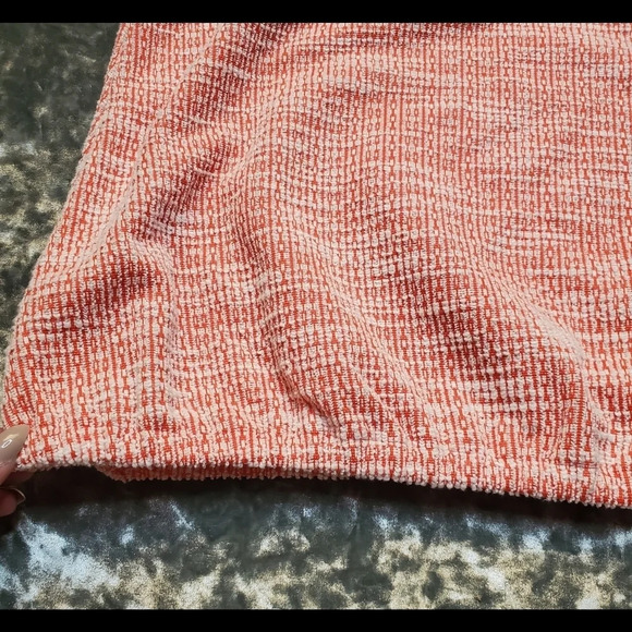 Loft Knit Orange Cropped Tank Top - Picture 2 of 5